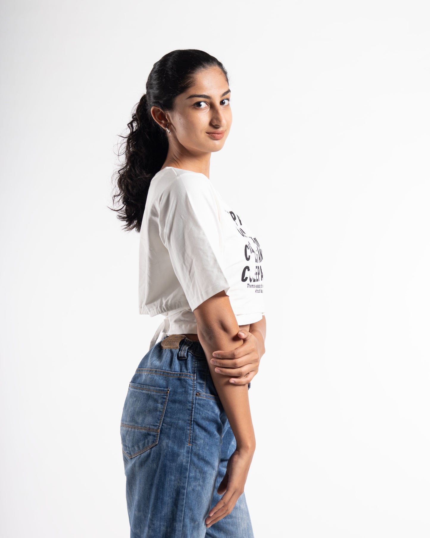 2 pc Panda Crop Top