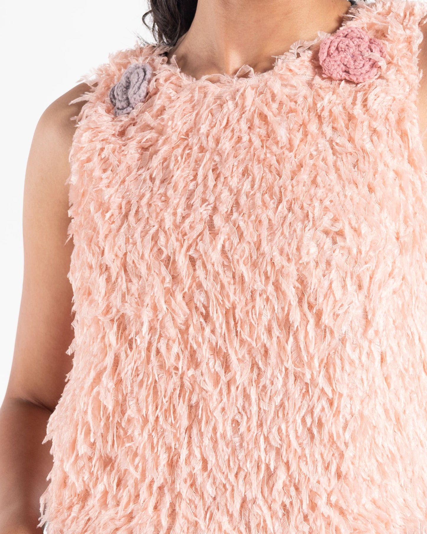 Pink Fur Top