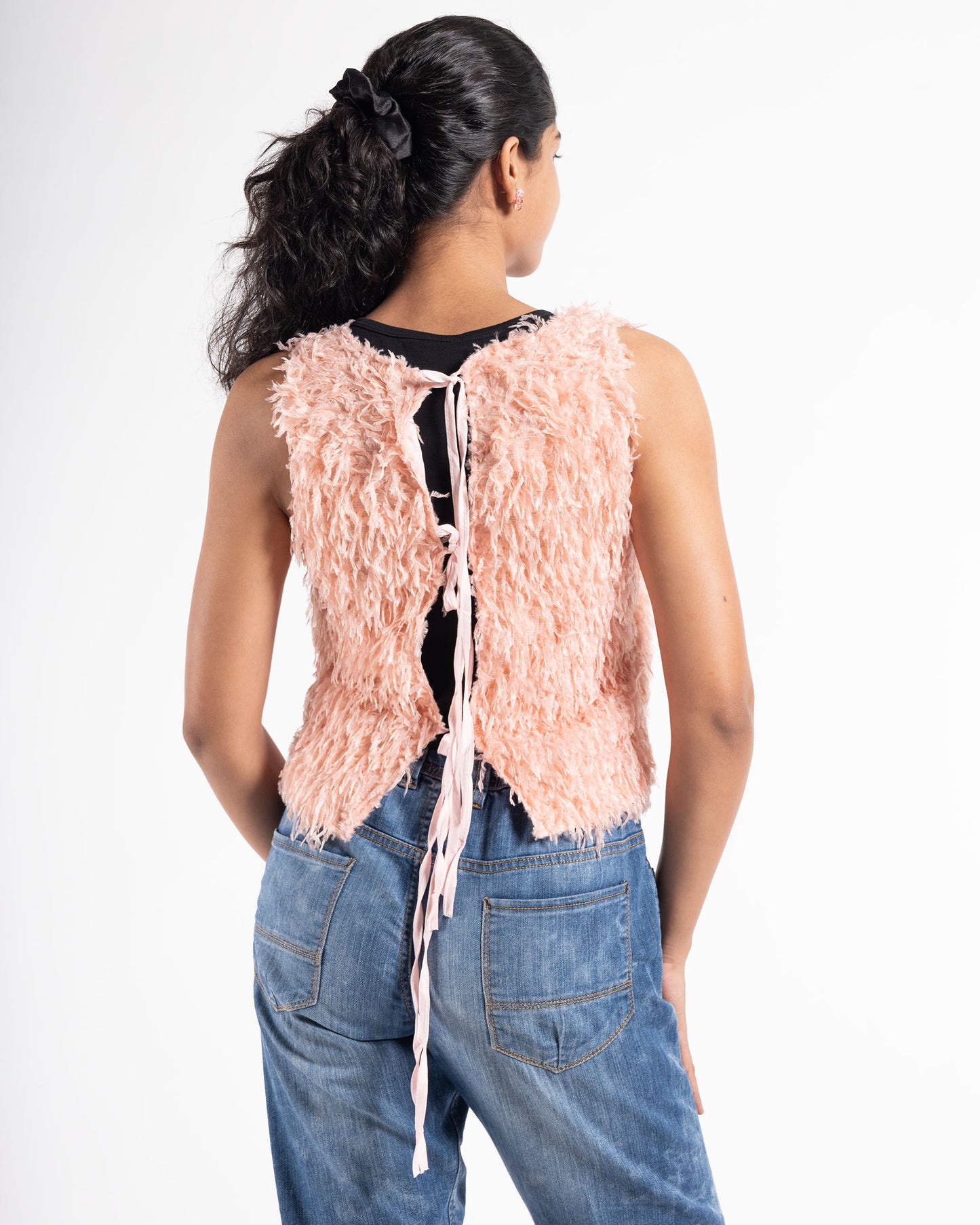 Pink Fur Top