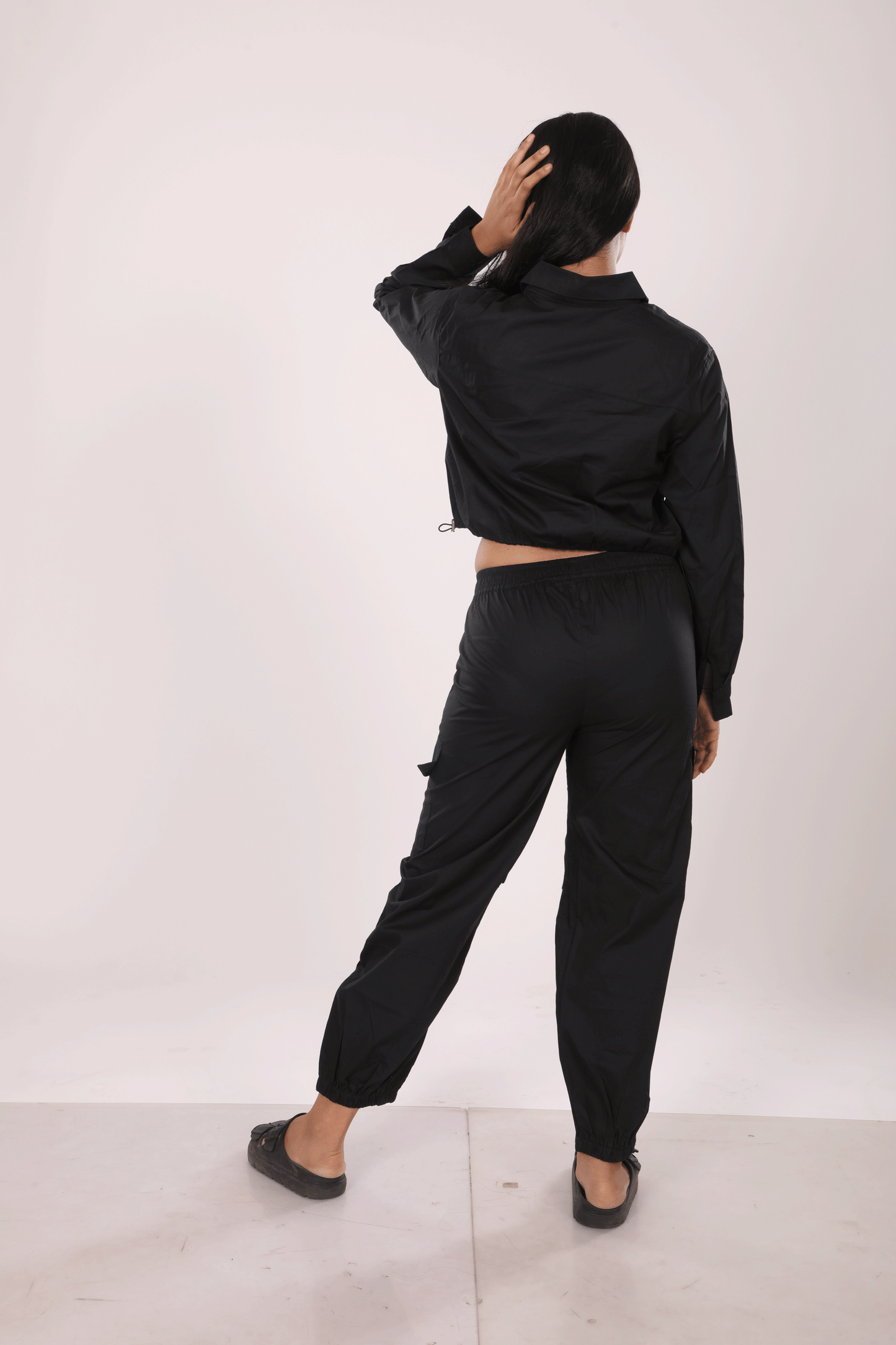 Black Crop Co-ord Set